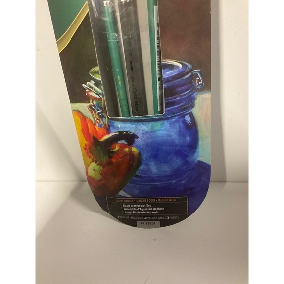 Silver brush limited crystal oil acrylic watercolor brushes 3pc - Picture 2 of 3